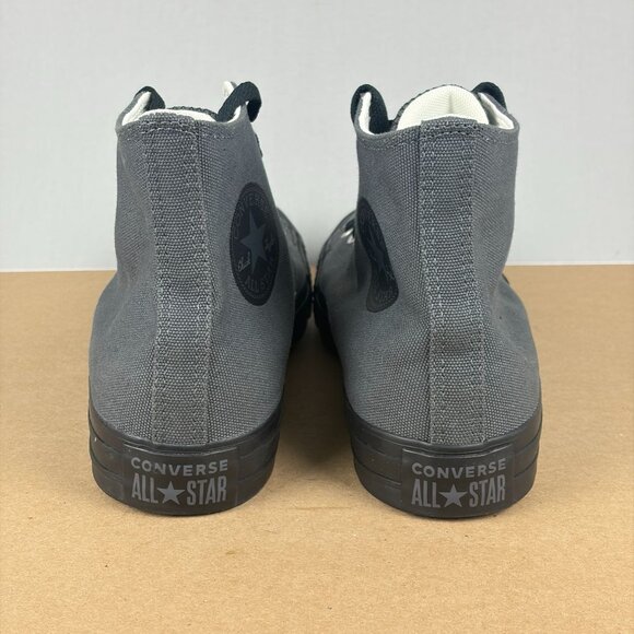 Converse Chuck Taylor Hi Dark Matter Heavy Canvas Sneakers Mens 11.5 Gray Black - Picture 4 of 10